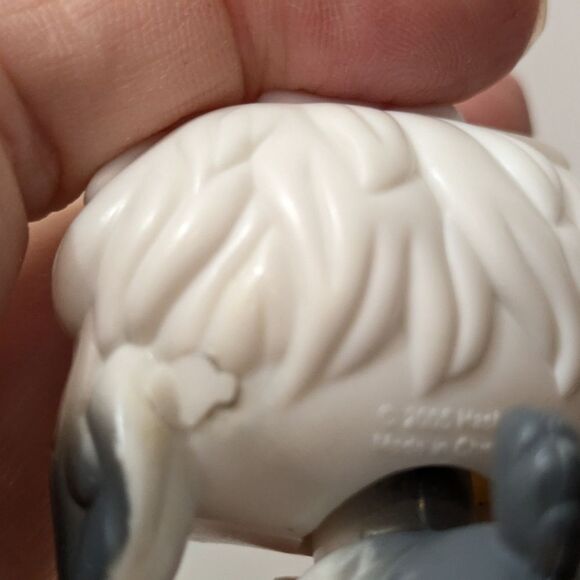 Littlest Pet Shop Magic Motion Sheepdog White Gray Puppy Dog - Picture 9 of 9